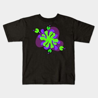 Flower tropical purple cute nature Kids T-Shirt